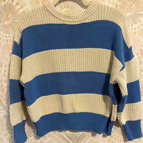 Z SUPPLY FRESCA STRIPE SWEATER in Small - Picture 4 of 6